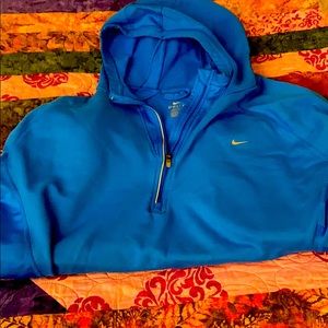 Nike dri fit half zip hoodie